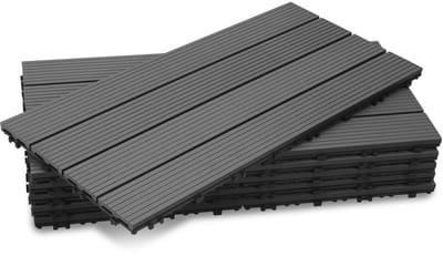 WPC Terrastegels 30 x 60 cm - Waterdichte Kliktegels voor Tuin en Balkon
