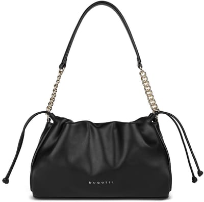 bugatti schoudertas Leni Ladies Bag Black zwart