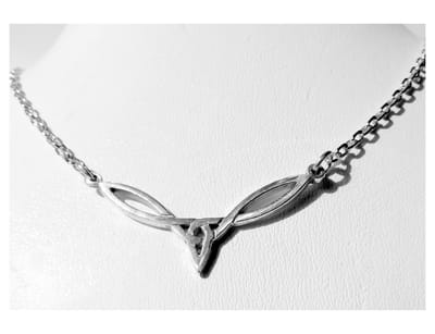 Hetty'S - Sterling Zilveren Keltisch Collier â€“ Trinity Knot | 925 Zilver | Tijdloos & Spiritueel