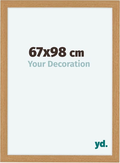 Your Decoration - Fotolijst 67x98 cm - MDF - Beuken - Como