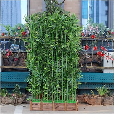 Kunstmatige Bamboe - Decoratieve Plant - Ruimte Verfraaien - Onderhoudsvrij - 1.5m Hoog - Natuurlijk