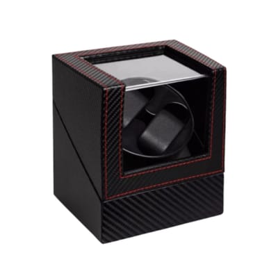 Horloge Winder - Horloge Opwinder - Automatische Watch Winders - Watch Winders met stille motor - Dubbele Watchwinder - USB-voeding - Zwart