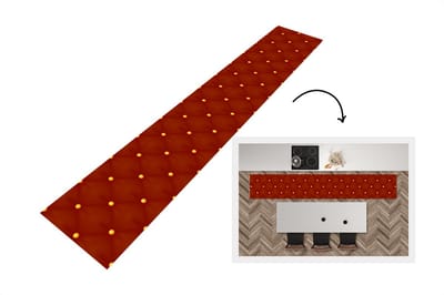 Keukenloper - Loper keuken - Patronen - Kerst - Goud - Stippen - 300x50 cm - Keukenloper vinyl