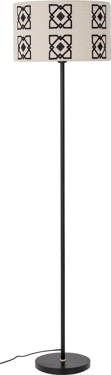 Bloomingville - Selita Vloerlamp - Zwart - Metaal