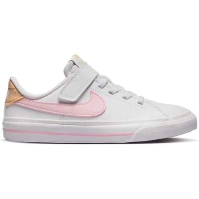 Nike Court Legacy PS Wit Roze Schuim Kindersneakers Sesam Honingdauw DA5381-115 35 white