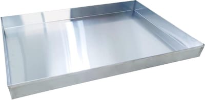 Opvangbak RVS - Lekbak - Vocht Vangen - Corrosiebestendig - 30x30x2cm - Zilver