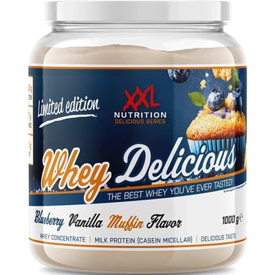 XXL Nutrition Whey Delicious Blueberry Vanilla Muffin (Limited Edition) 1000 gram