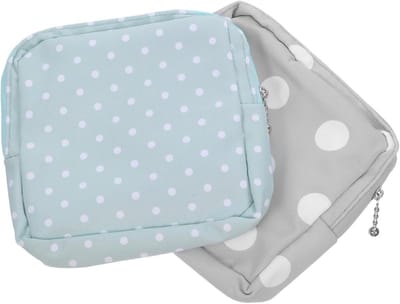Maandverband Opbergtas - Menstruatie Pouch - Hygiënisch Opbergen - Lichtgewicht Oxford Doek - 16 x 15 cm - Diverse Kleuren