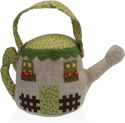 Deurstopper Gieter - Deurblokkade Decoratief - Deuren Openhouden - Rustieke Charme - 18 x 13 x 26 cm - Groen
