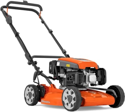 Husqvarna LB 244E benzine-mulchmaaier met elektrische start - 44 cm maaibreedte, 2,2 kW motor, BioClip, centrale hoogteverstelling, inklapbare duwbeugel - compact en licht voor kleine tot middelgrote tuinen