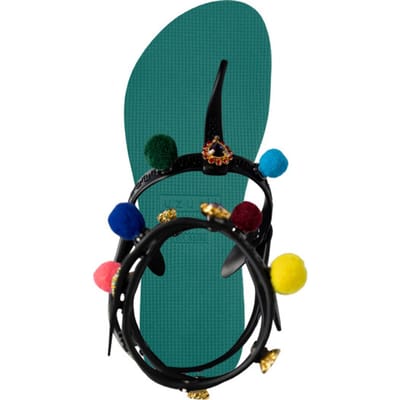 Uzurii | Teenslippers | Dames | Bosgroen | Maat 35/36