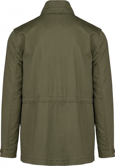 Kariban Heren Safarijasje K6164 - Washed Light Khaki - 3XL