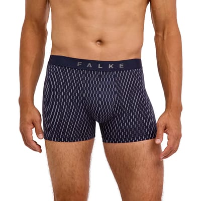 FALKE Daily Comfort Print 2-Pack huidvriendelijk elastisch katoen multipack broek van onderlaag heren veelkleurig - maat S