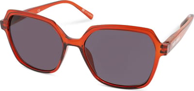Vista Bonita MIRA – Zonneleesbril UV400 – Sterkte +1.00 – Kleur Terra Cotta – Oversized model - lichtgewicht montuur – Goede pasvorm – Met flexveren - Inclusief etui en doekje