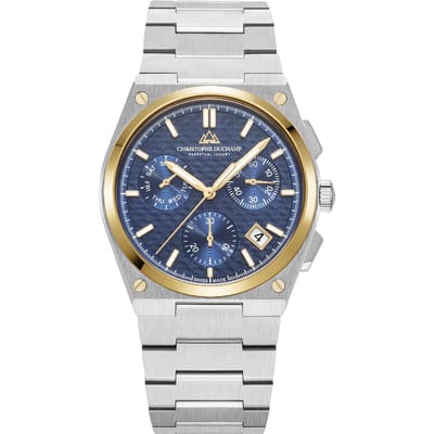 Christophe Duchamp Attitude Chrono Herenhorloge – Chronograaf – Saffierglas – Roestvrij Staal