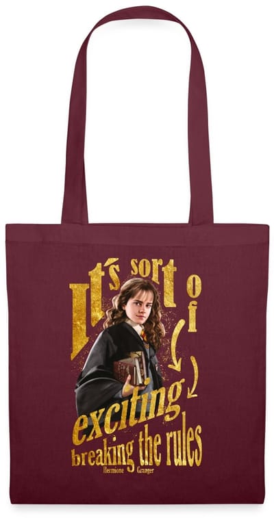 Harry Potter Hermine Goes To The Library Tas Van Stof Schoudertas