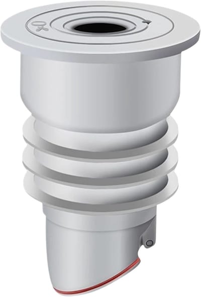 Allecta - Afvoerslangafdichting - Rioolplug - Siliconen - Afdichtingsring - Afvoerpijp - Keuken - Badkamer - Wasmachine - Zwart - 35-40 cm - Waterdicht