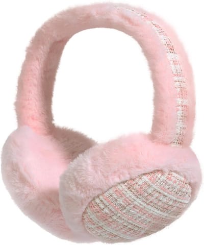 Vrouwelijke Oorbeschermers van Neppels, Warme en Vouwbare Pluche Earmuffs voor de Winter, Schattige Accessoires voor Koude Dagen