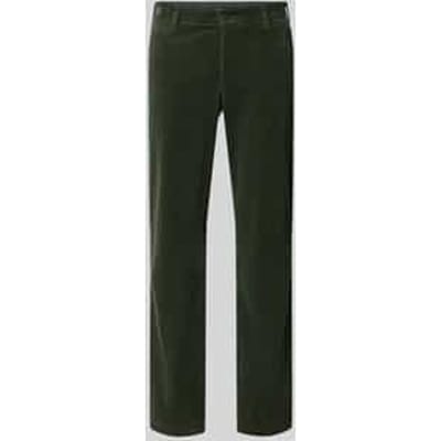 Straight fit corduroy broek met Franse steekzakken