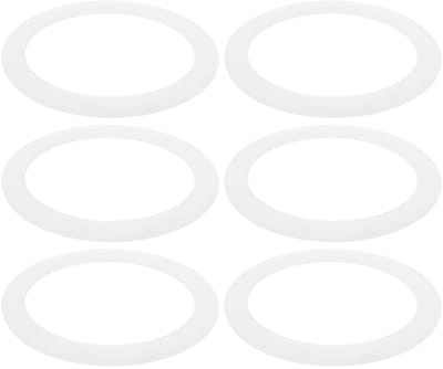 Dailygoods- Siliconen Pakking 6 Stuks - Compatibel met Bialetti/Imusa/BC 9 Kopjes - Food-Grade Siliconen - Buitendiameter 81,4 mm - Dikte 2,5 mm - Koffiezetapparaat Afdichting