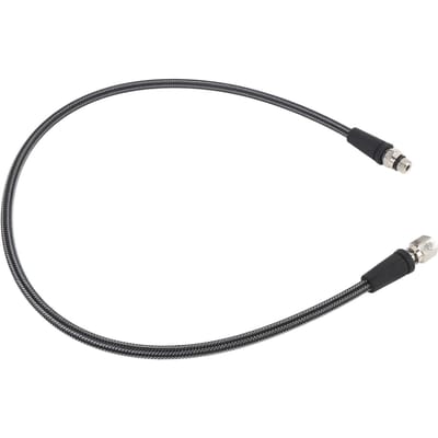 Duik Hoge Druk Slang 80cm Koolstofvezel Vlechtwerk Flexibele Duik Drukmeter Slang voor BCD Regulator black