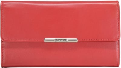 Esquire Helena Portemonnee Leer 18 cm - Dames - Horizontaal - rot