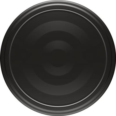 Zwarte potdeksel fi66 10 stuks