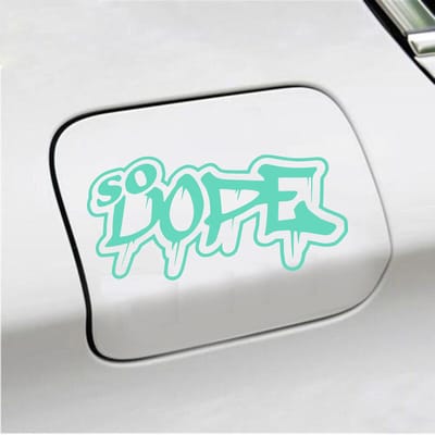 Bumpersticker - So Dope - 8,2 X 15 - Mint