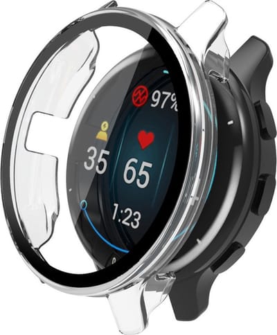 Watch case screenprotector - hoesje - geschikt voor Garmin Venu 2 - transparant
