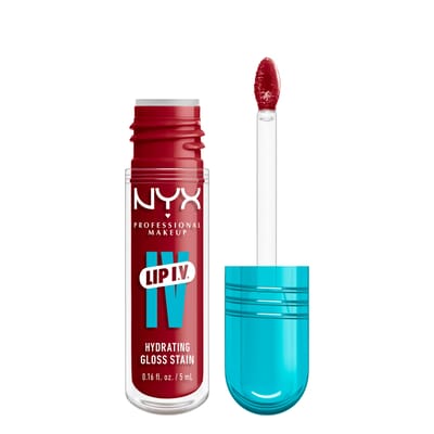 NYX Professional Make Up Lip IV 10 Berry Thirsty Hydraterende Lipgloss - Tot 12 uur hydratatie - Verrijkt met Magnesium, Vitamine B12 en Kokoswater - 5ml
