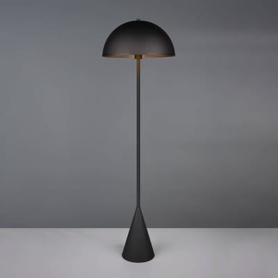 TRIO ALFIE - Vloerlamp - Zwart mat - excl. 1x E27 4,9 W - Niet dimbaar