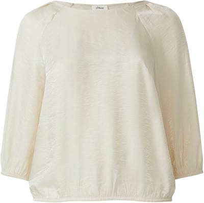 s.Oliver - female - Glimmende O-vormige blouse