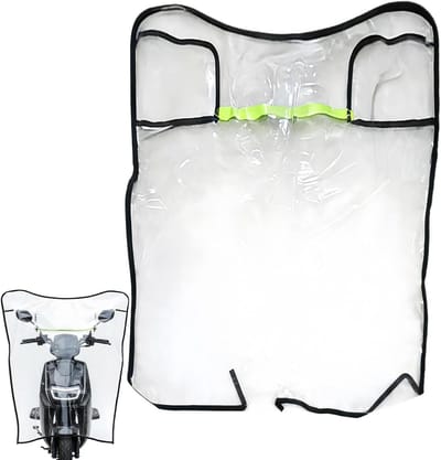 Motorfiets Windscherm - Winddichte Voorruit - Bescherming Tegen Wind - Krasbestendige Coating - 102x90cm - Transparant