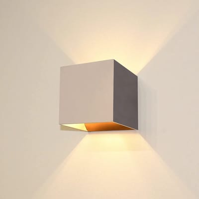 Artdelight - Wandlamp Gymm 10x10 cm excl. G9 champagne