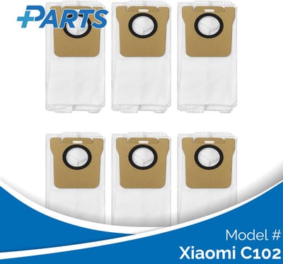 Xiaomi C102 Stofzakken (6 Stuks, Plus.Parts® alternatief voor BHR6560GL)