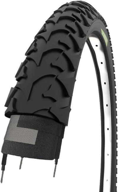 Fietsband 14 inch - Kinderband Mountainbike - Stabiel Fietsen - Rubberen Karkas - 47-254 - Zwart