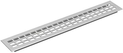 Ventilatierooster 800x100 mm - Insteekbare Ventilatieplaat van Aluminium