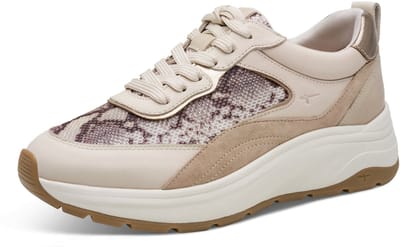 Tamaris Sneaker snake beige Dames (Maat - 39, Kleur - Print)