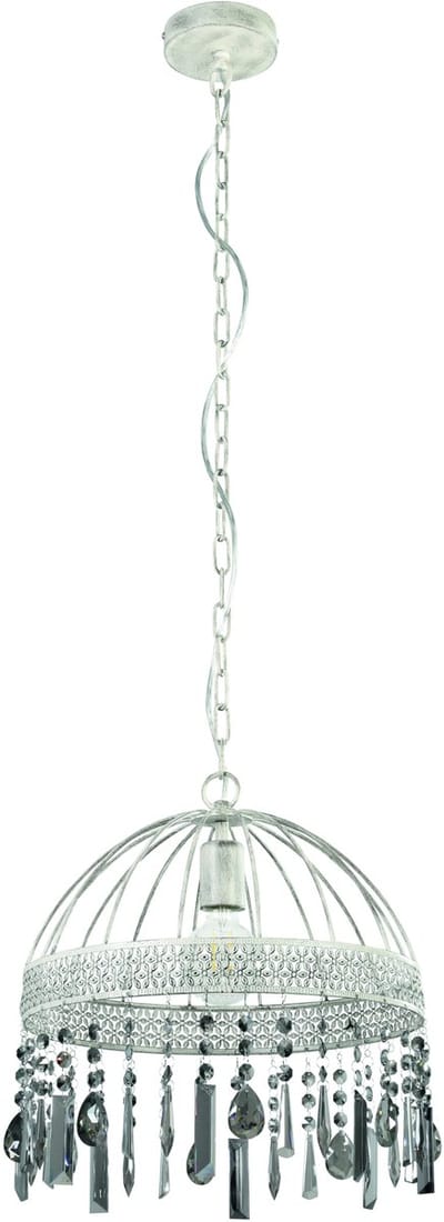 EGLO Steeleville Hanglamp - E27 - Ø 35 cm - Wit|Bruin