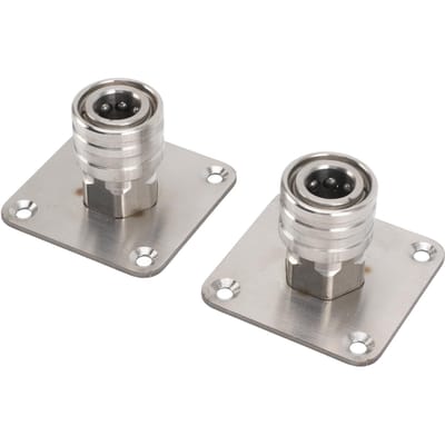 2 stuks Hogedrukreiniger Schuimspuitmondhouder Wandmontage Hogedrukreiniger Accessoires Opbergrek voor Garage white