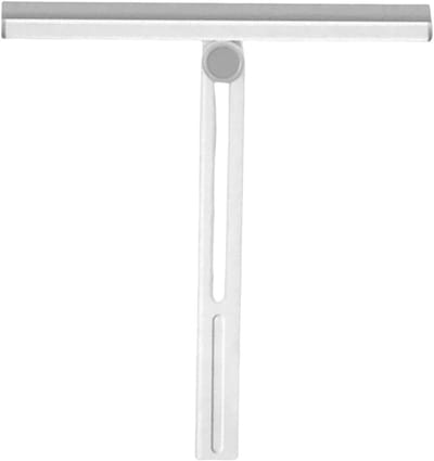 Multifunctionele trekker - Douchewisser Glasreiniger - Streeploos Reinigen - Opvouwbaar 180 graden - 28 x 30 cm - Wit