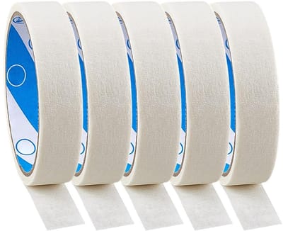 Allecto- Plakband voor kunstenaars - schilderband - gemiddelde kleefkracht - breed - aquarelschilders - zuurvrij plakband - papierrol - kunstenaars - plakbanden voor tekenen - voor kunst - aquarel