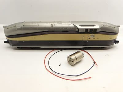 micromotor HMT005 motor ombouwset voor Märklin / Trix BR 61, Henschel-Wegmann-Zug