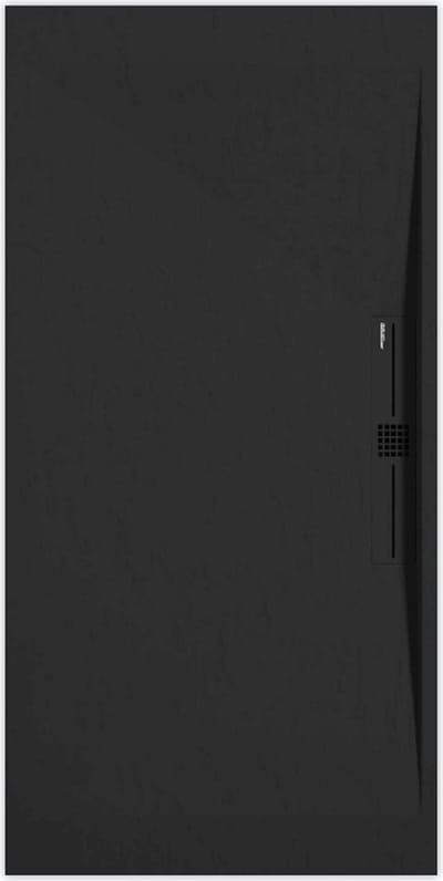 Sanifun douchebak Stone Side Black Slate 1100 x 700 P