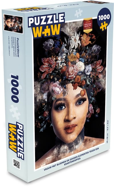 Puzzel Bloemen - Kleur - Vrouwen - Legpuzzel - Puzzel 1000 stukjes volwassenen
