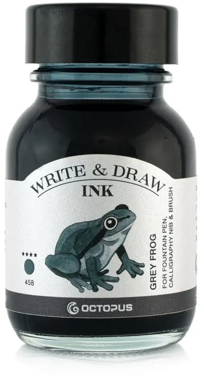 Octopus - Schrijfinkt - Tekeninkt - 50 ml - Grey Frog