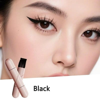 Eyeliner Stempel Geïntegreerde Eyeliner Stempel Precieze Omtrek Signet Langhoudende Eyeliner Vloeibare Pen Make-up Cosmetica