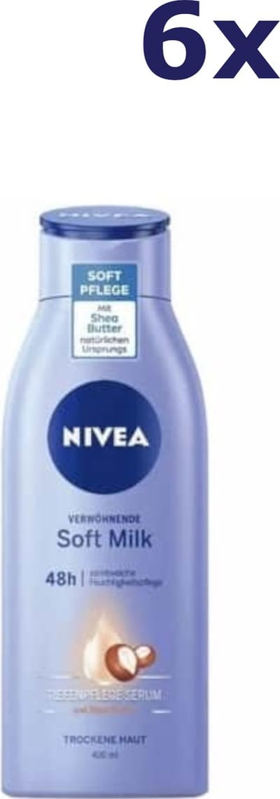 6x Nivea Bodymilk - Express 400 ml