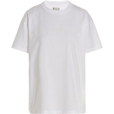 Maison Margiela Witte Katoenen T-shirt
