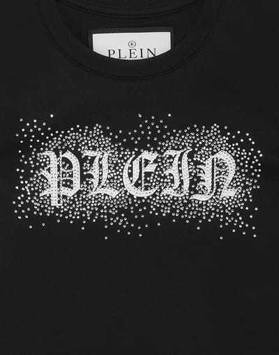 Jersey T-Shirt Sexy Pure Ss Strass Gothic Plein